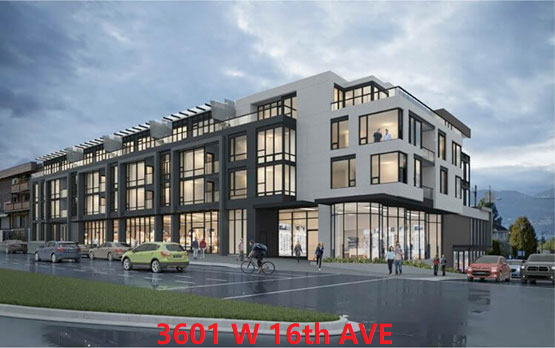 温哥华 3601 W Th6t AVE 公寓项目
